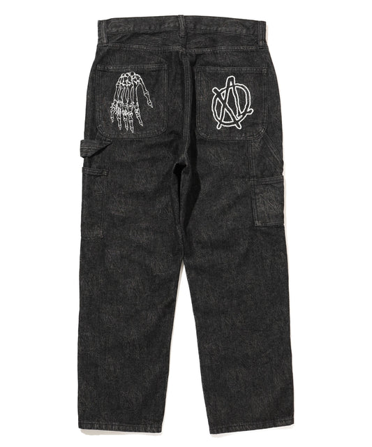 ALLOVER CIRCLE XL DENIM PANTS