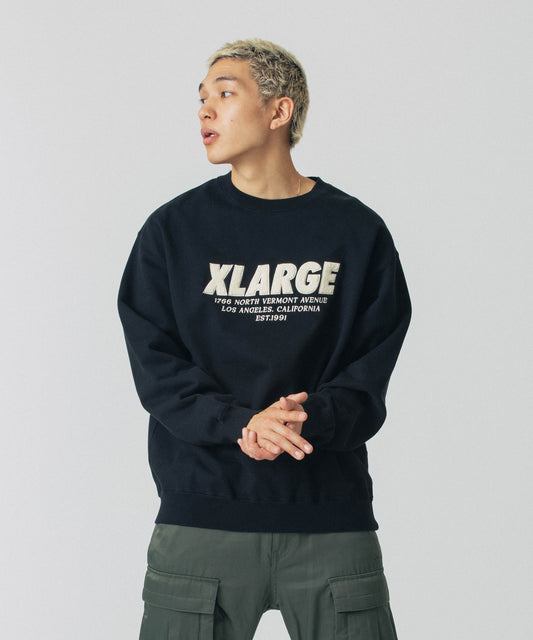 CHENILLE LOGO CREWNECK SWEATSHIRT