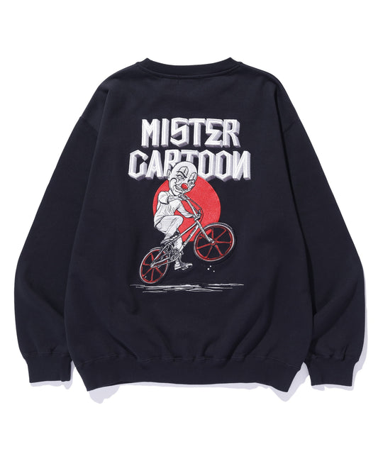 XLARGE x MR.CARTOON CREWNECK SWEAT SHIRT