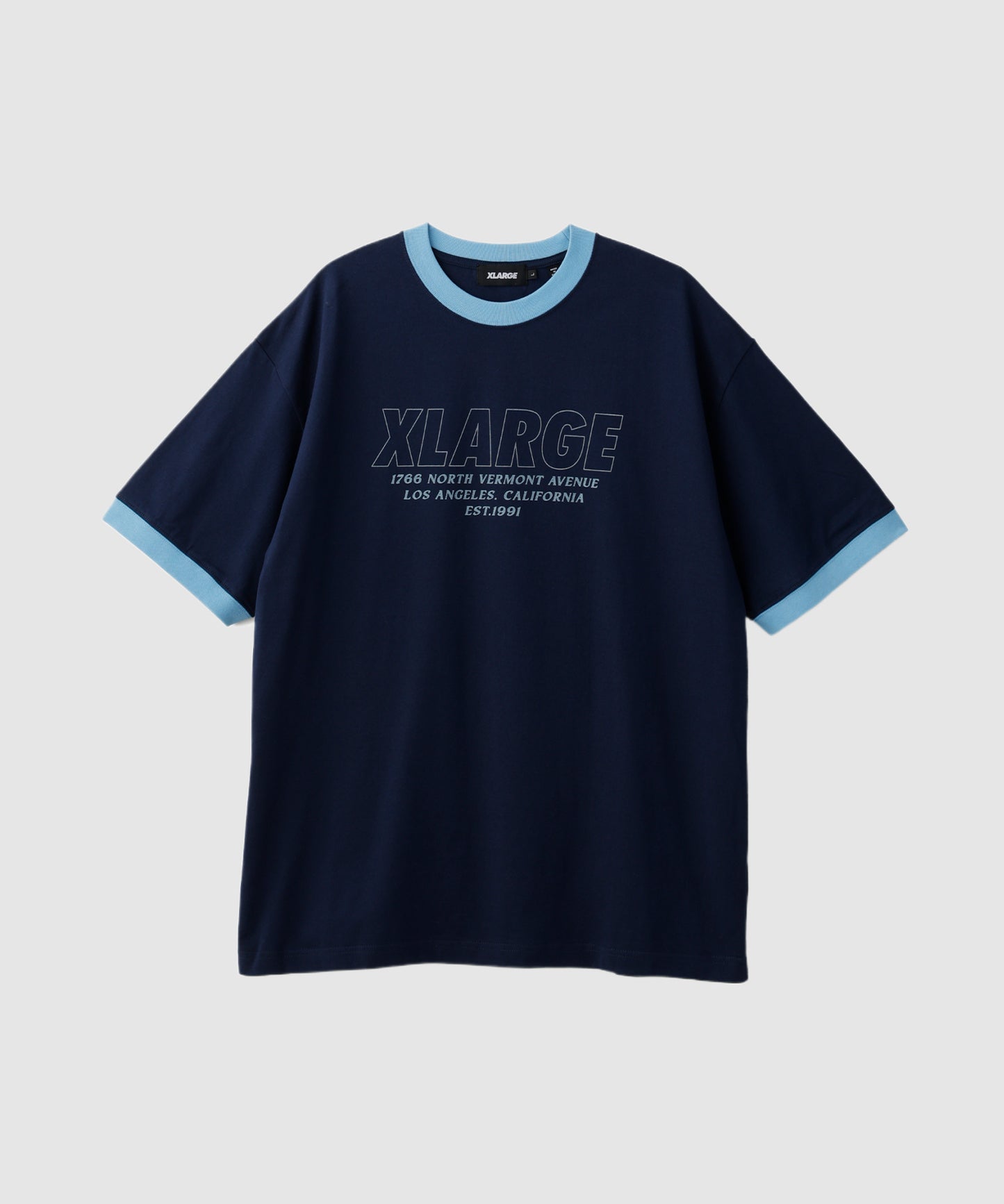 STORE ADDRESS RINGER S/S TEE