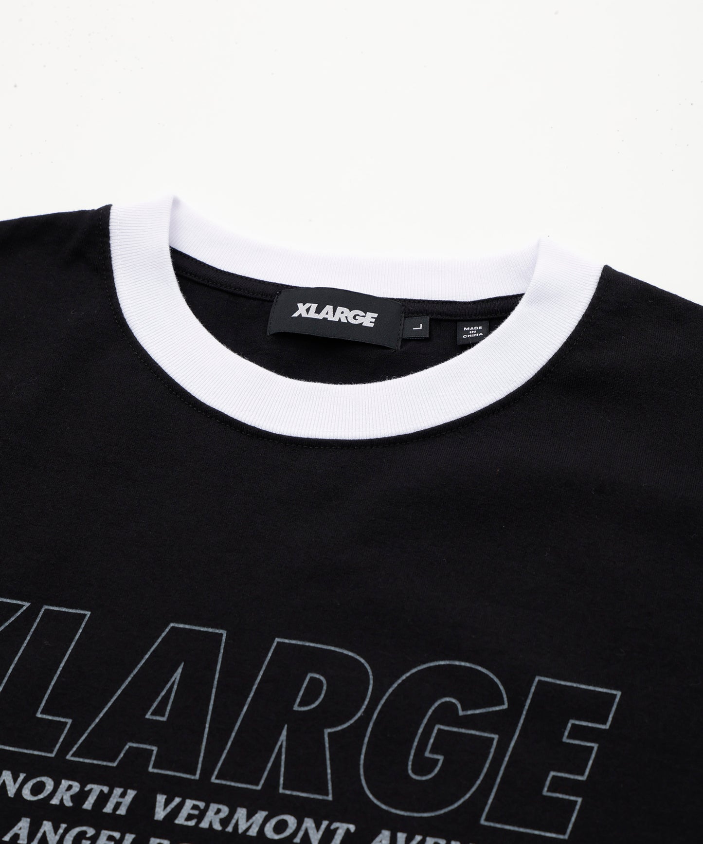 STORE ADDRESS RINGER S/S TEE