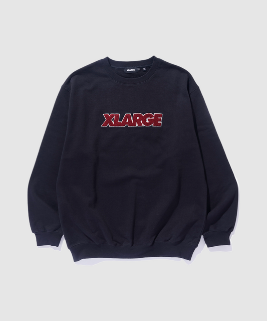 CHENILLE STANDARD LOGO CREWNECK SWEATSHIRT