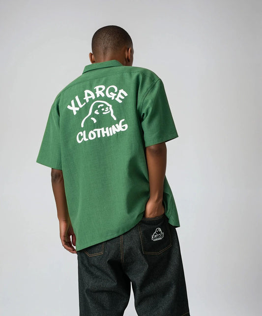 DRAWING OG OPEN COLLAR S/S SHIRT