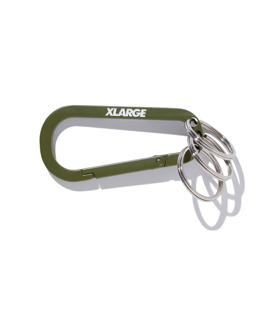 SLANTED LOGO KEYRING CARABINER