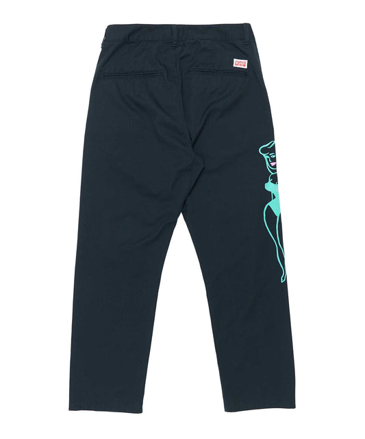 PRINTED WORK PANTS PANTS XLARGE