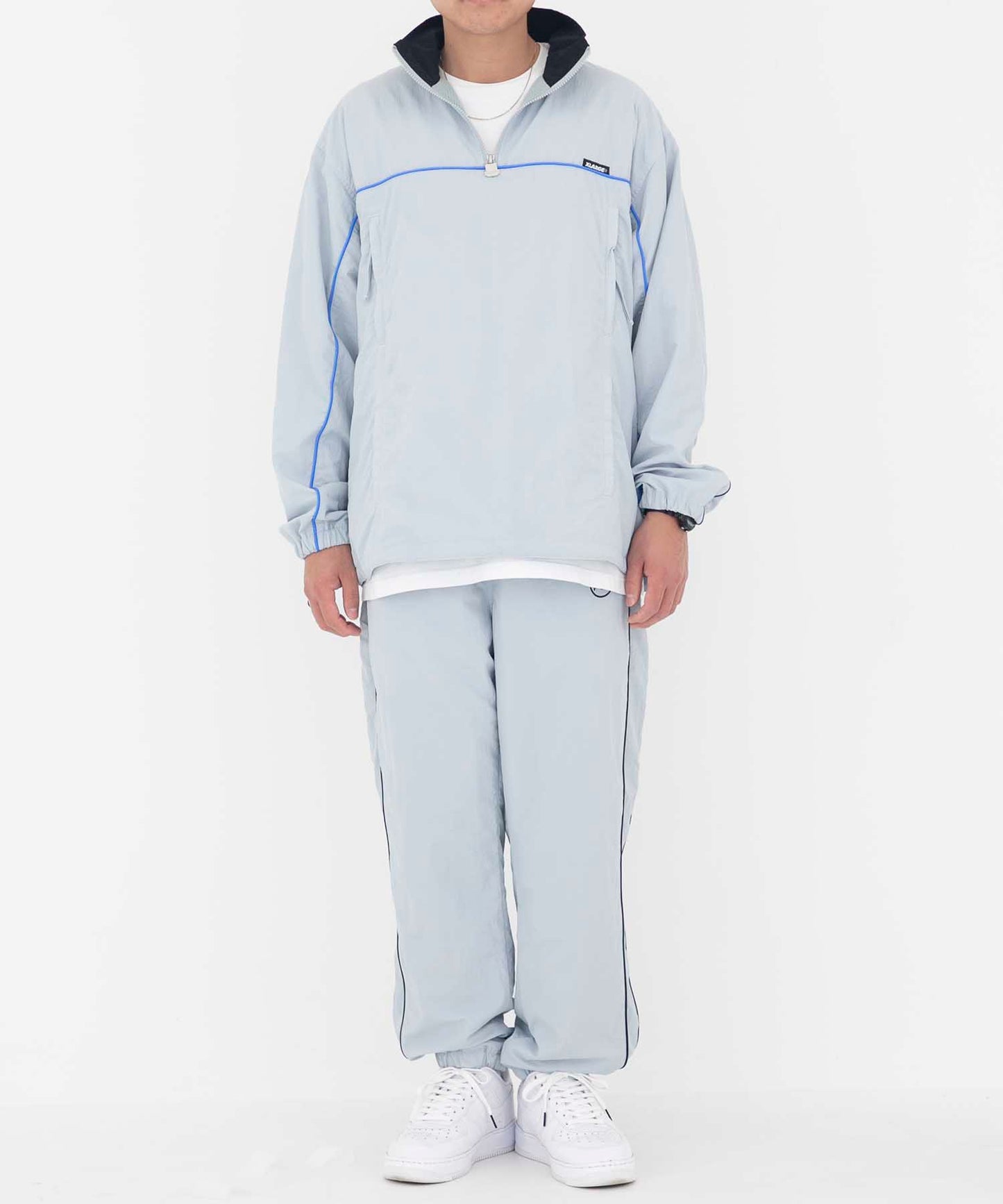 HALF ZIP NYLON PULLOVER JACKET OUTERWEAR XLARGE