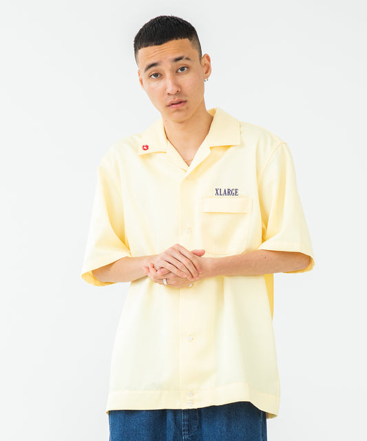 S/S OPEN COLLAR CASINO SHIRT