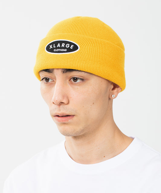 EMBLEM CUFF BEANIE
