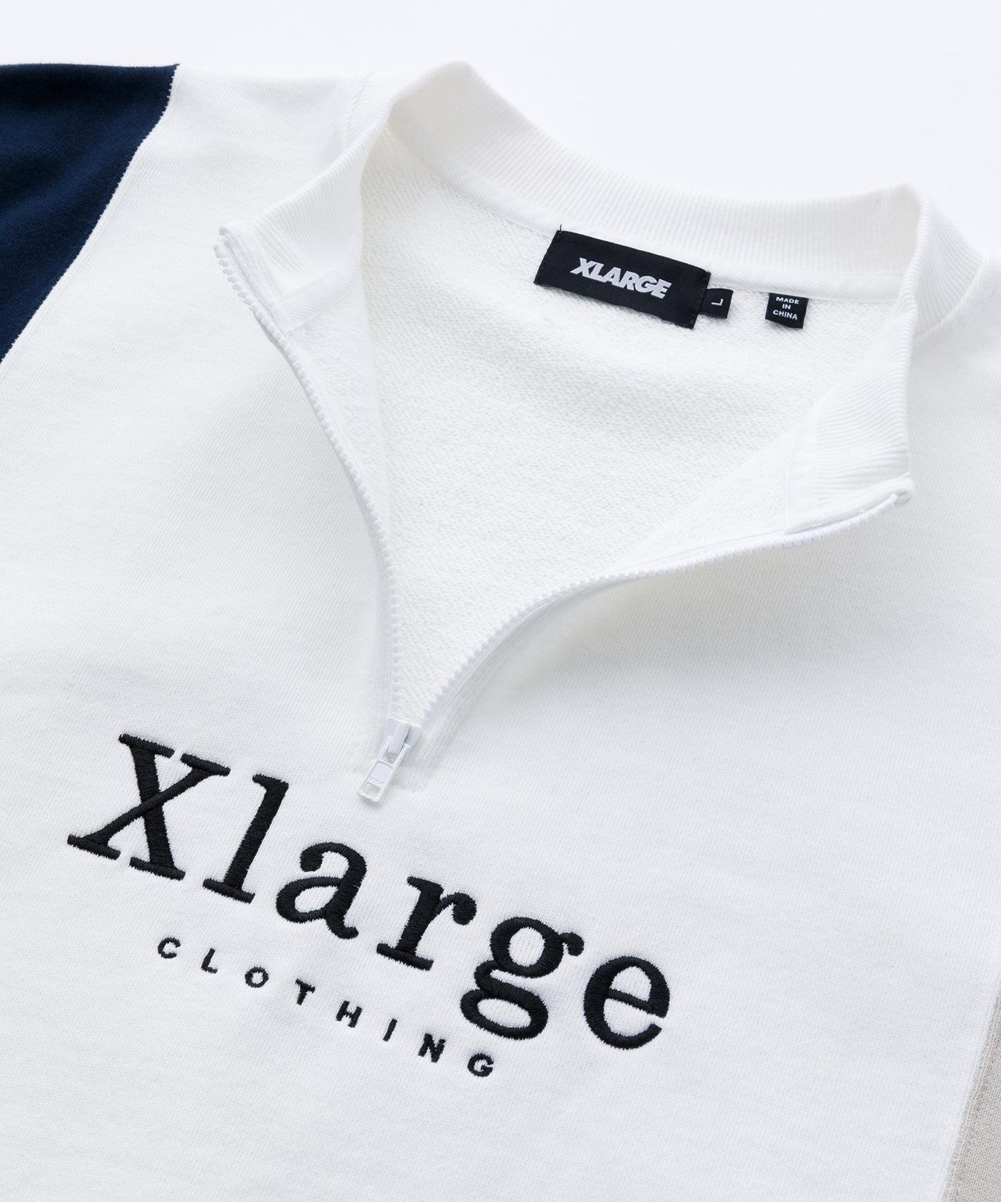 S/S COLORBLOCK HALF ZIP-UP SWEAT FLEECE, CREWNECK, HOODIE XLARGE