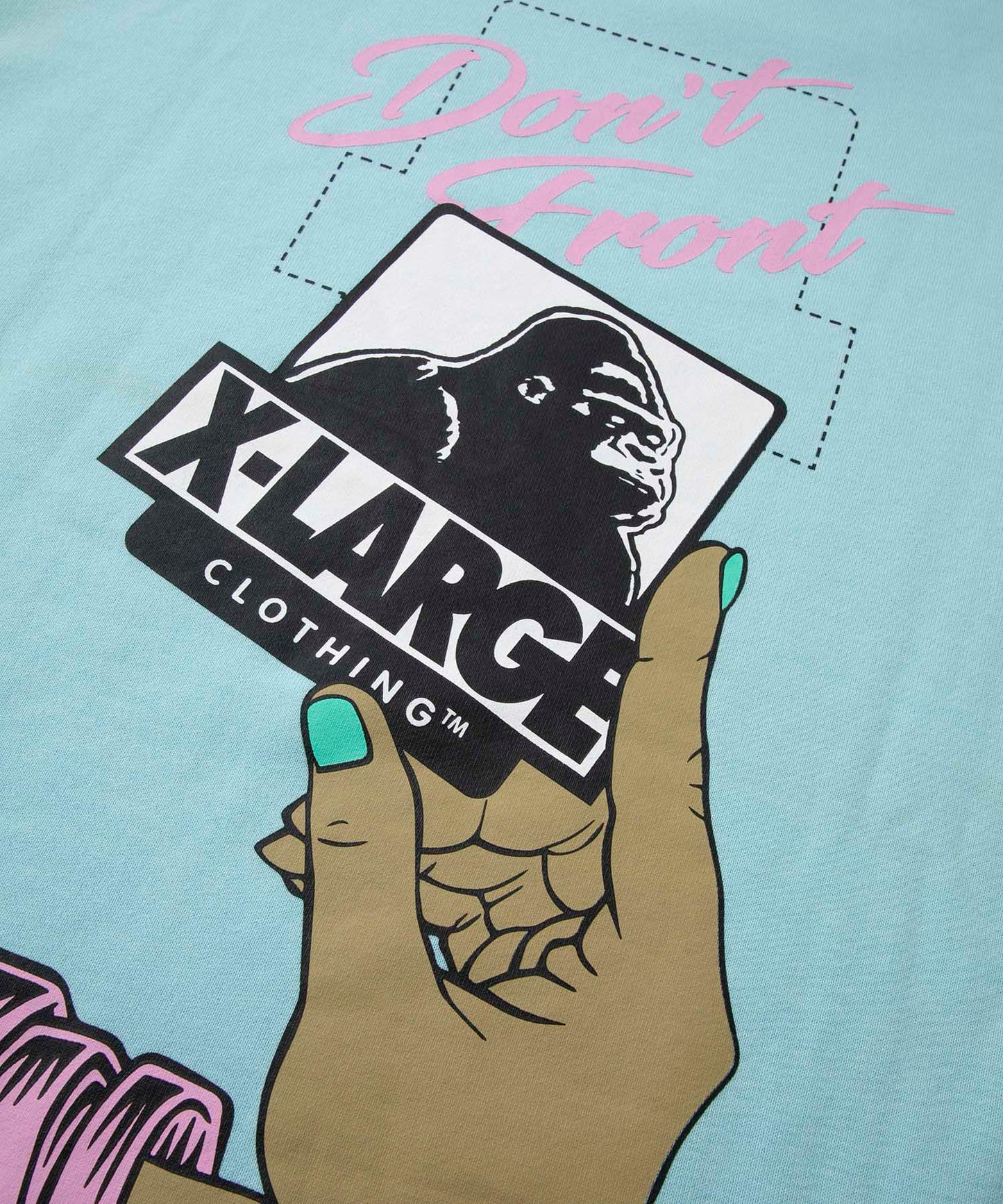 PEEL OFF S/S SWEAT FLEECE, CREWNECK, HOODIE XLARGE