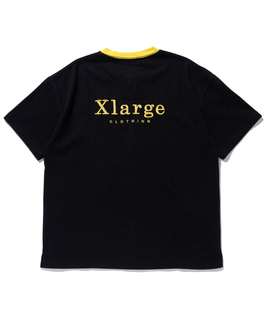 S/S HEAVYWEIGHT HENLEY NECK TEE T-SHIRT XLARGE