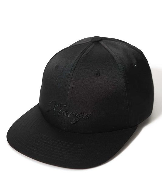 GALLIGRAPHY SATIN 6PANEL CAP HEADWEAR XLARGE