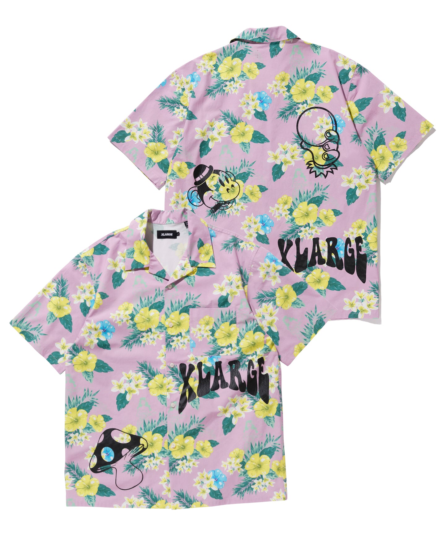 FLORAL PRINT SHIRT SHIRT XLARGE