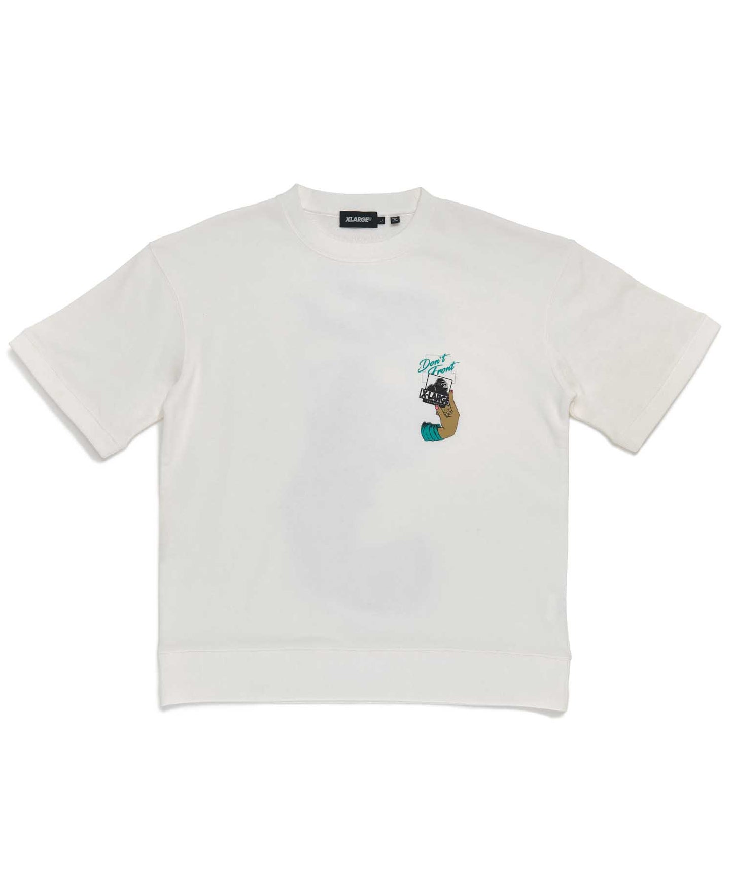 PEEL OFF S/S SWEAT FLEECE, CREWNECK, HOODIE XLARGE