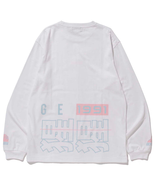 L/S TEE CHINESE LETTERS T-SHIRT XLARGE