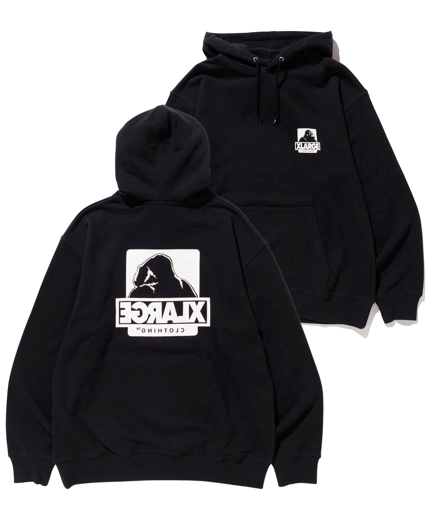 BEHIND OG PULLOVER HOODED SWEAT FLEECE, CREWNECK, HOODIE XLARGE
