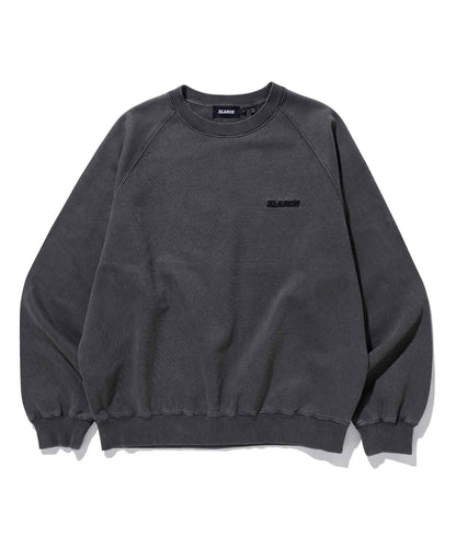 OVERDYED RAGLAN CREWNECK SWEAT