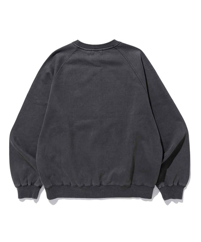 OVERDYED RAGLAN CREWNECK SWEAT