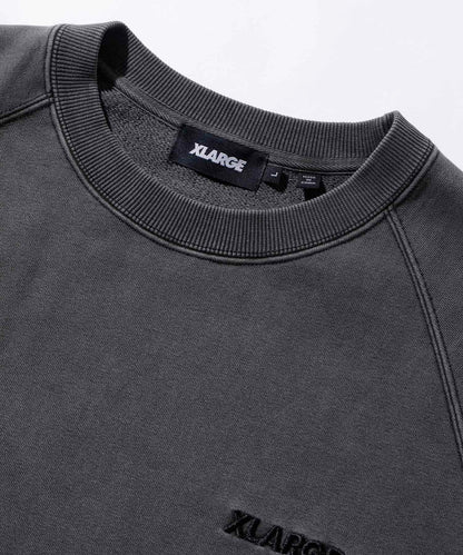 OVERDYED RAGLAN CREWNECK SWEAT