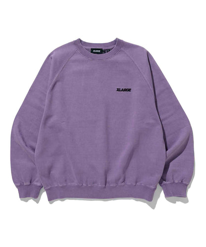 OVERDYED RAGLAN CREWNECK SWEAT