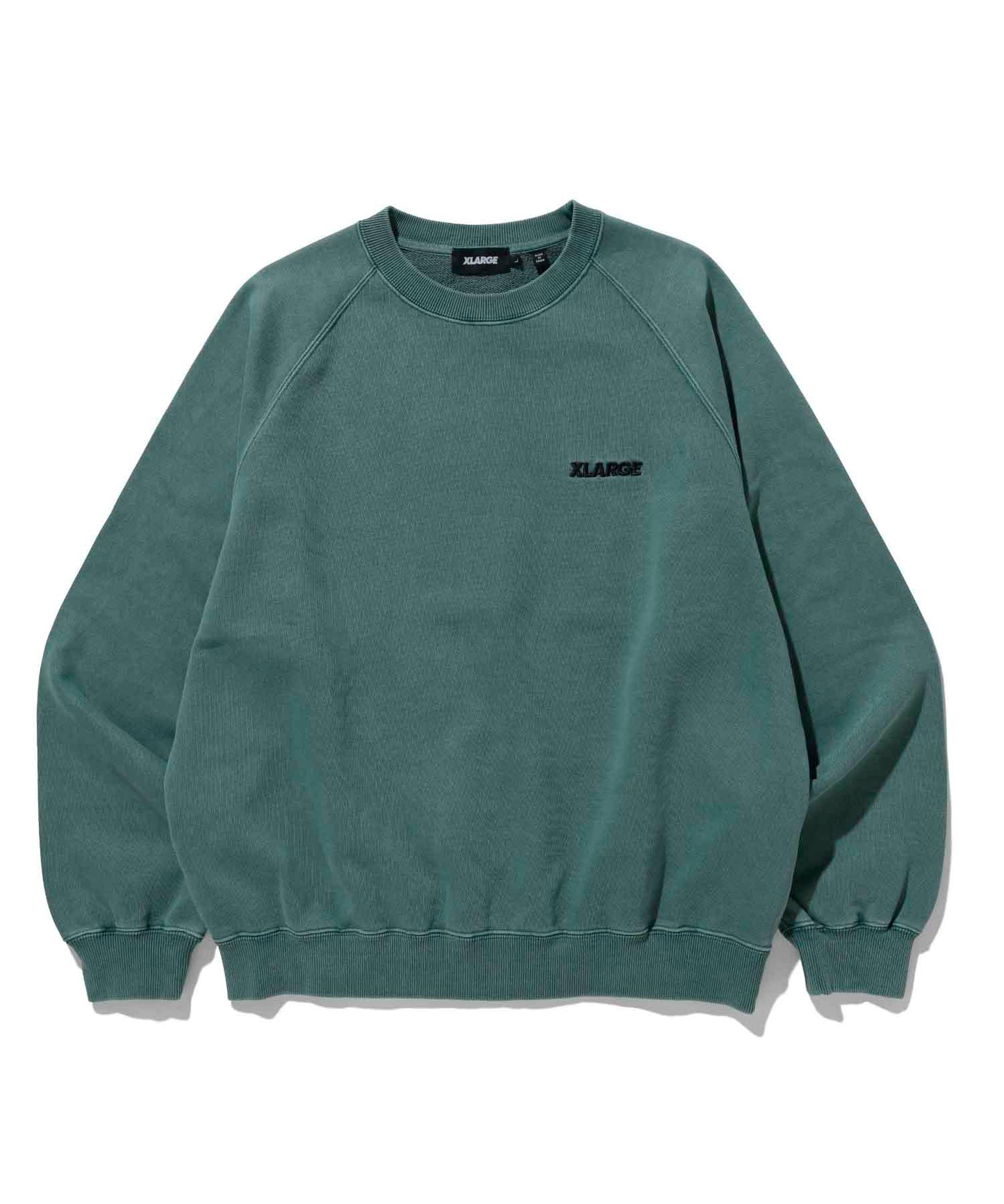 OVERDYED RAGLAN CREWNECK SWEAT