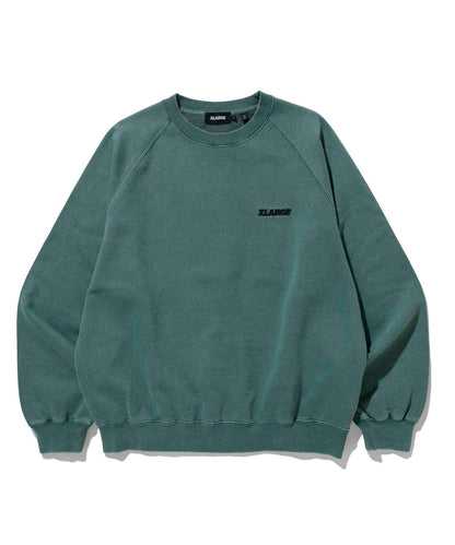 OVERDYED RAGLAN CREWNECK SWEAT