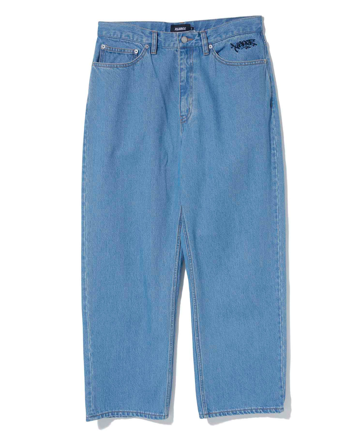 EMBROIDERY GRAFFITI DENIM PANTS