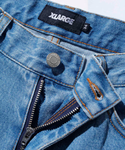 EMBROIDERY GRAFFITI DENIM PANTS