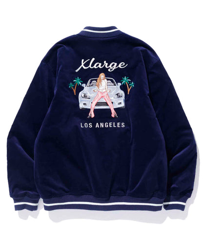 REVERSIBLE FLAG GAL SOUVENIR JACKET