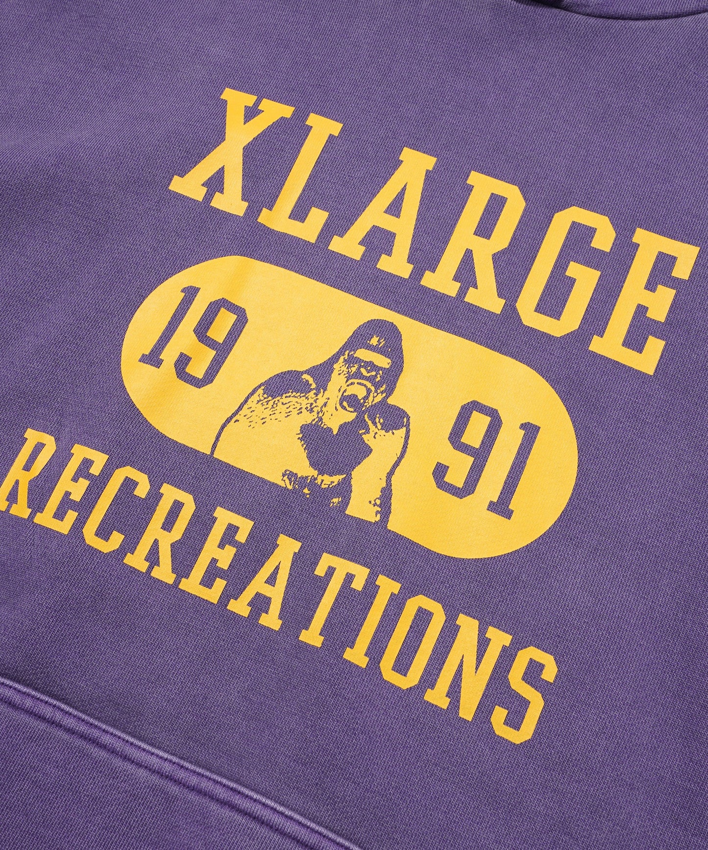 RECREATIONS PIGMENT DYED HOODED SWEATSHIRT