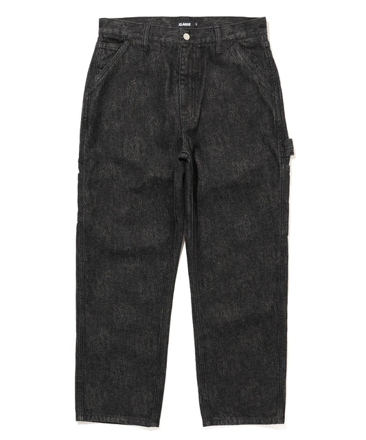 ALLOVER CIRCLE XL DENIM PANTS