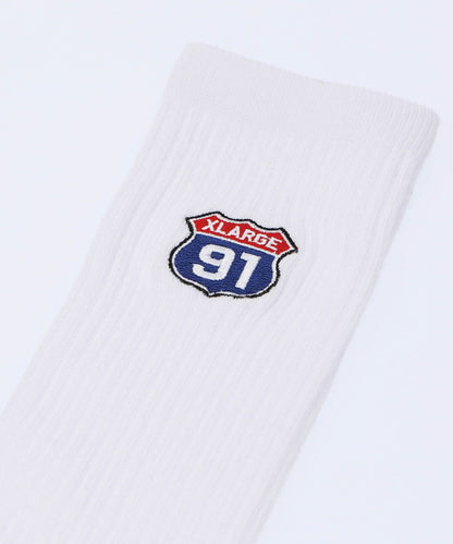 XL 91 EMBROIDERED SOCKS