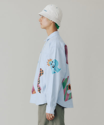 VARIOUS LETTER L/S SHIRT