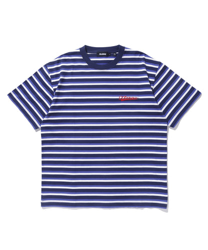 BASEBALL LOGO STRIPED S/S TEE