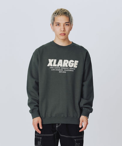 CHENILLE LOGO CREWNECK SWEATSHIRT