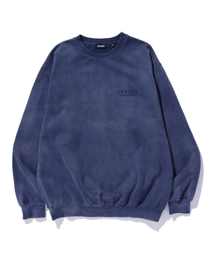 OLD ENGLISH BLEACHED CREWNECK SWEATSHIRT