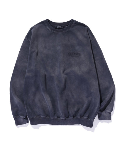 OLD ENGLISH BLEACHED CREWNECK SWEATSHIRT