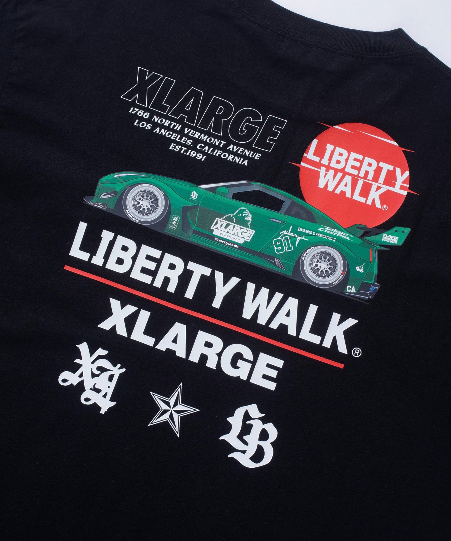 XLARGE x LIBERTY WALK S/S TEE