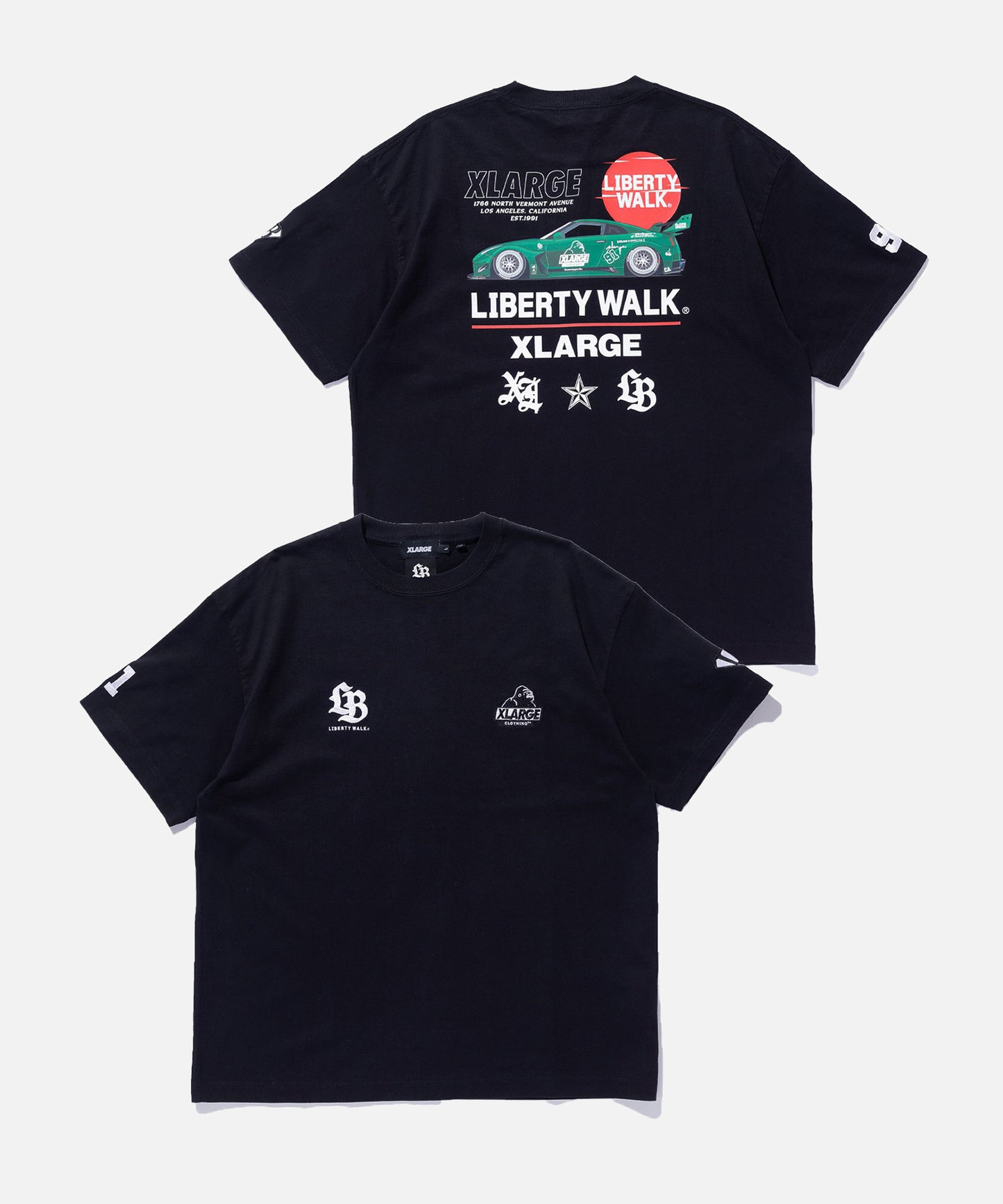 XLARGE x LIBERTY WALK S/S TEE