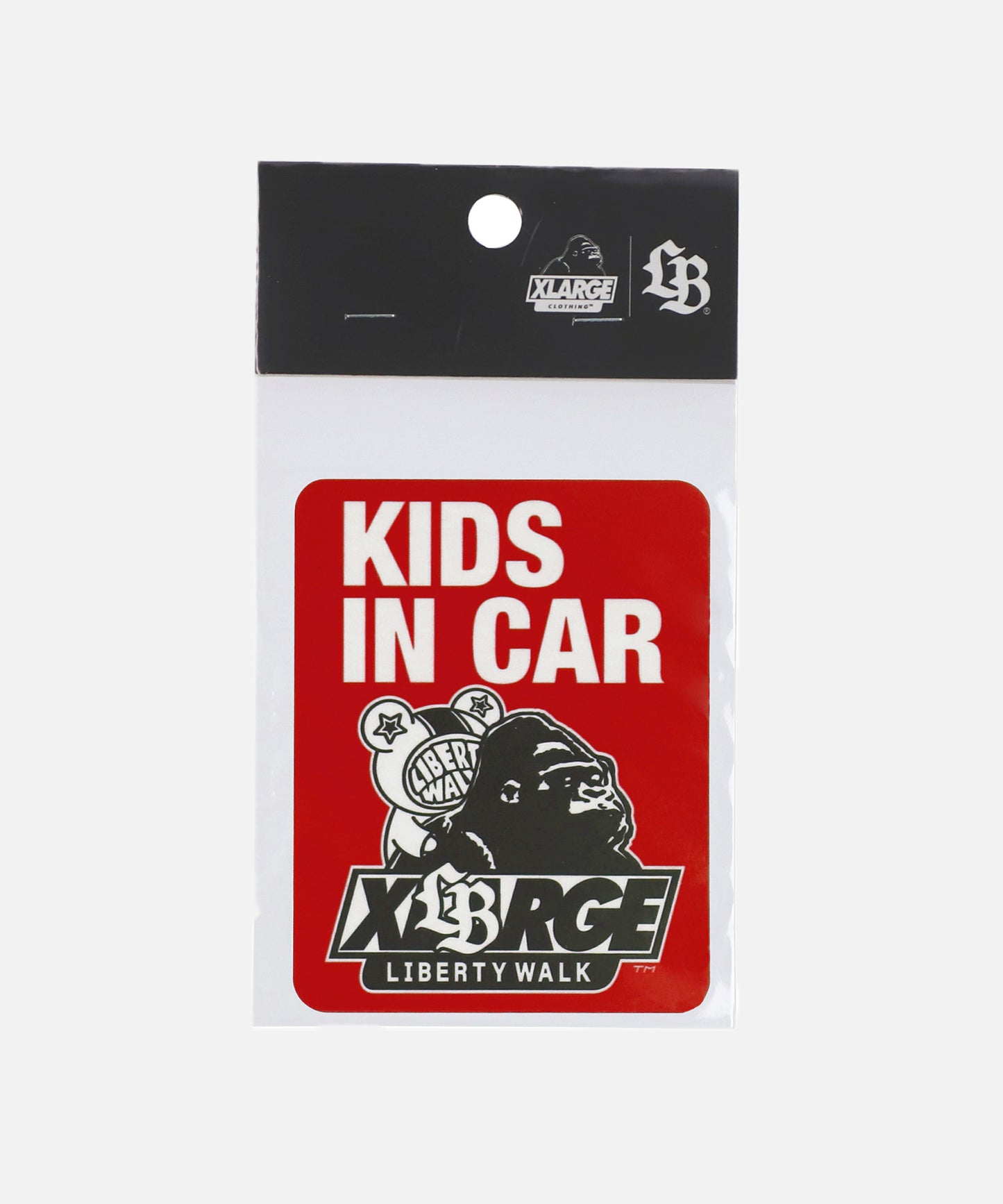 LIBERTY WALK x XLARGE STICKER KIDS IN THE CAR