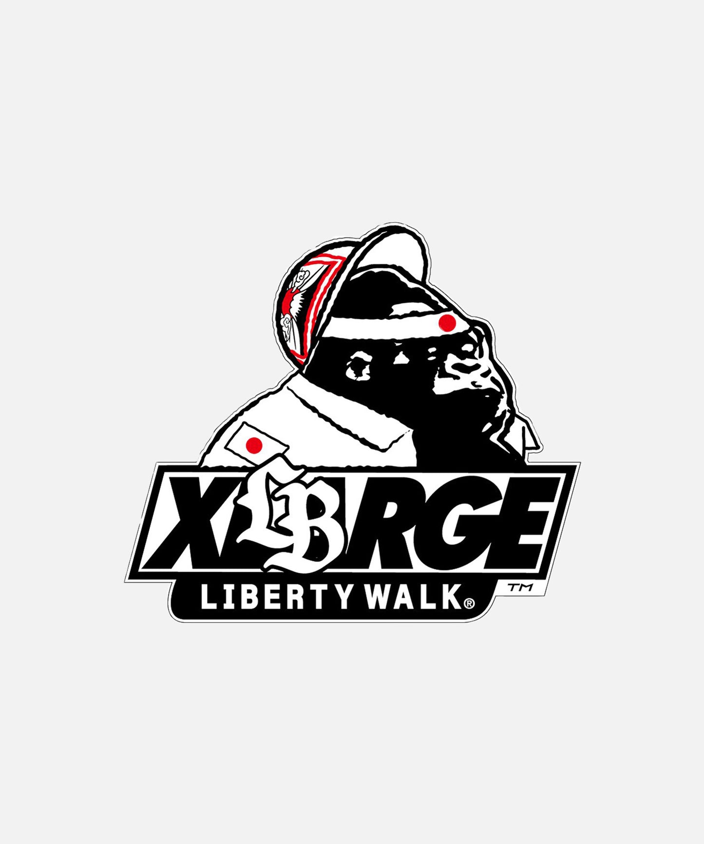 LIBERTY WALK x XLARGE STICKER GORILLA
