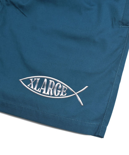 XLARGE CHROME SCRIPT BEACH SHORTS