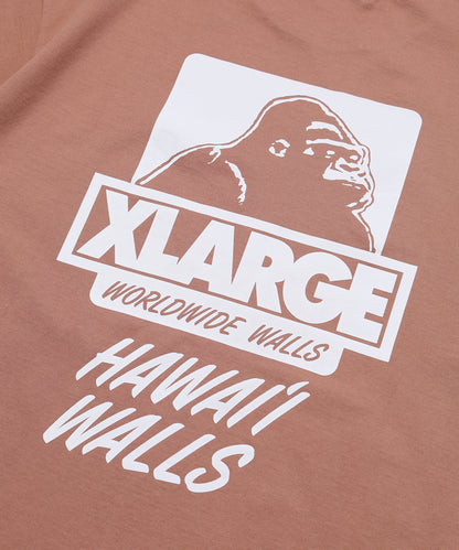 XLARGE x HAWAII WALLS S/S TEE