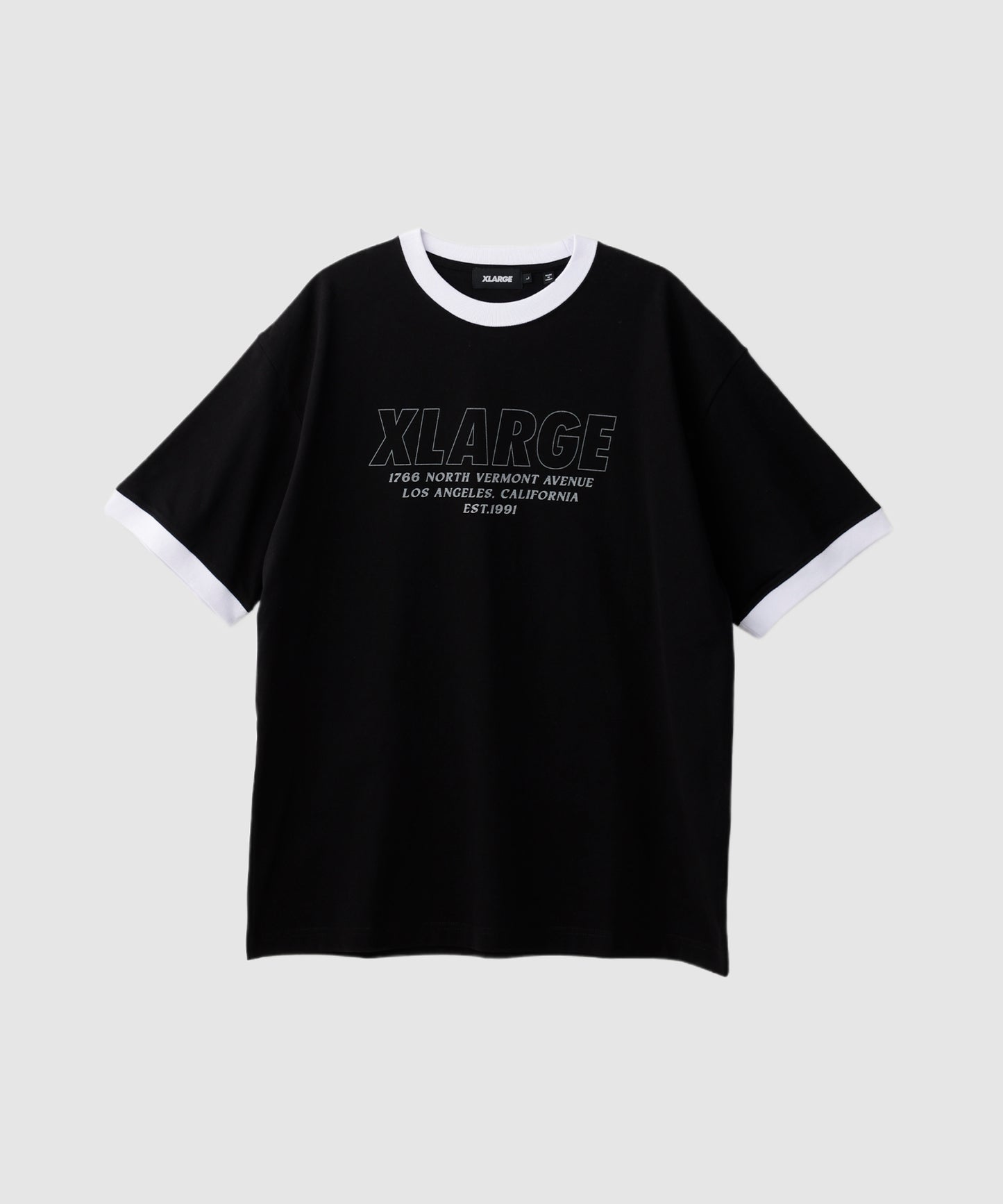 STORE ADDRESS RINGER S/S TEE