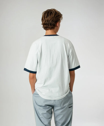 STORE ADDRESS RINGER S/S TEE