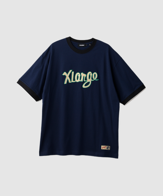 RETRO SCRIPT RINGER S/S TEE