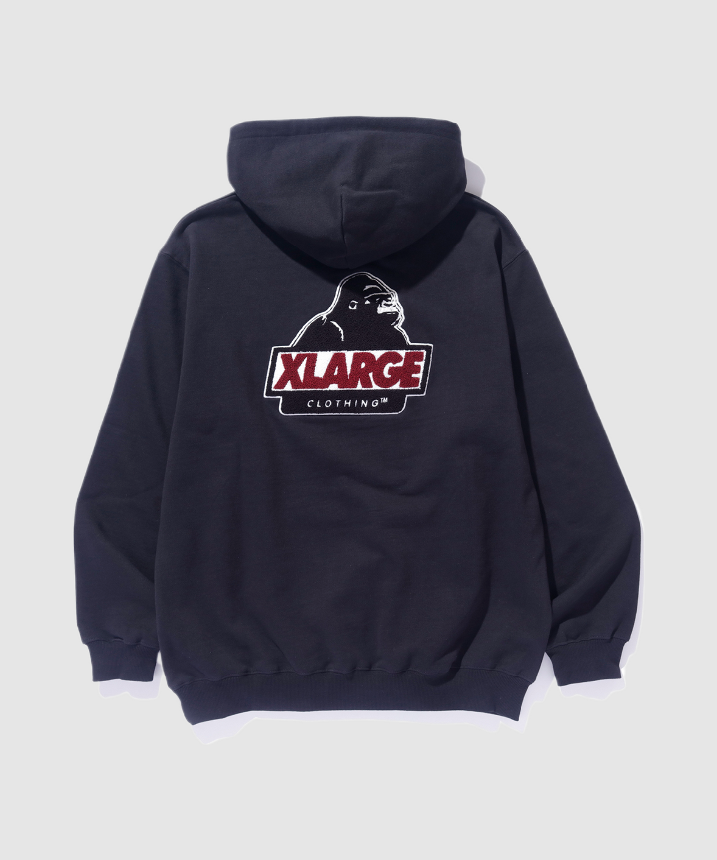 CHENILLE SLANTED OG PULLOVER HOODED SWEATSHIRT