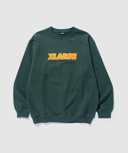 CHENILLE STANDARD LOGO CREWNECK SWEATSHIRT