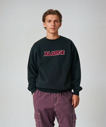 CHENILLE STANDARD LOGO CREWNECK SWEATSHIRT