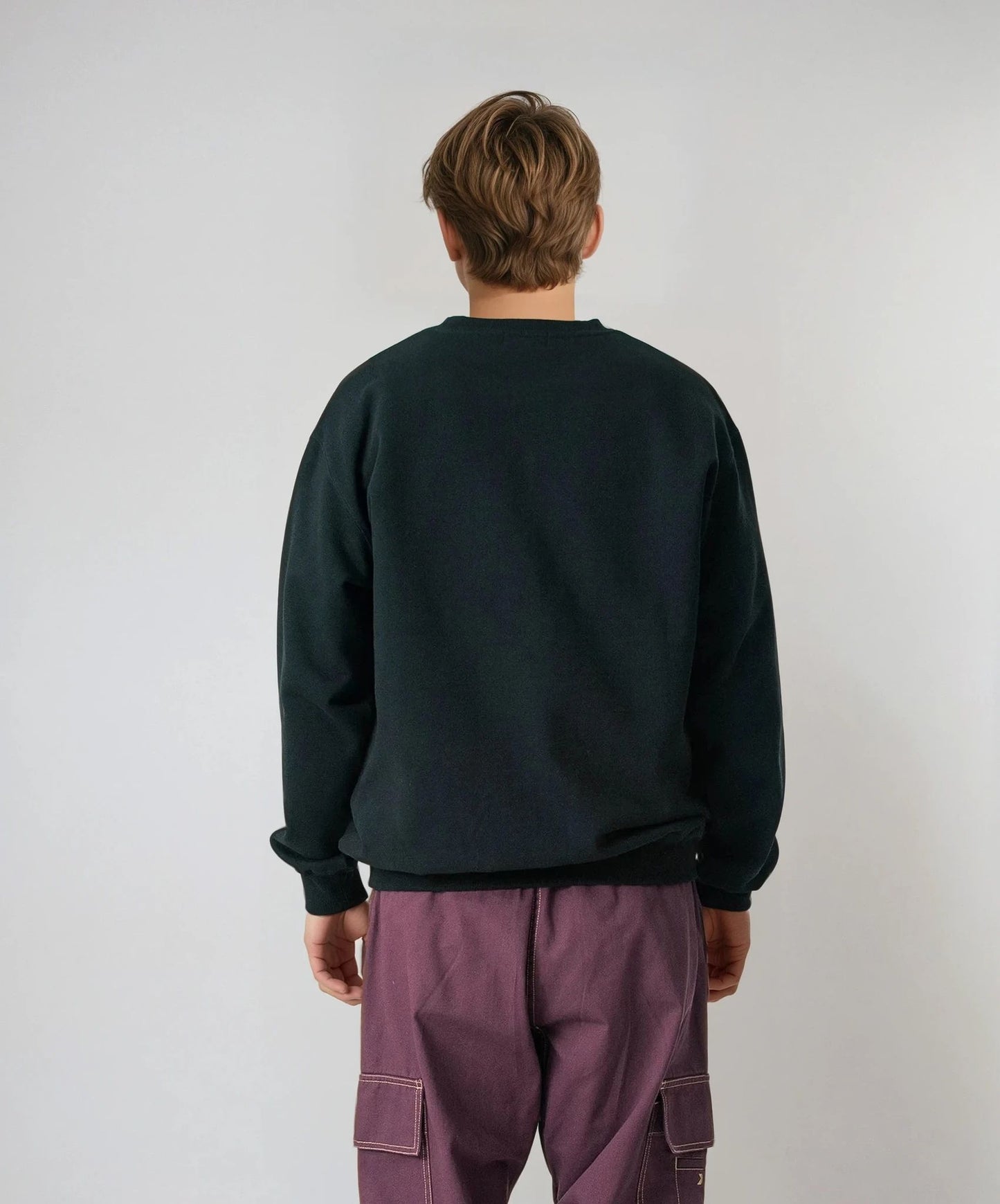 CHENILLE STANDARD LOGO CREWNECK SWEATSHIRT